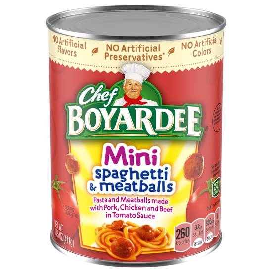 Chef Boyardee Mini Spaghetti & Meatballs