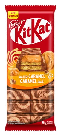 KitKat Chocolate Bar, Salted Caramel (99 g)