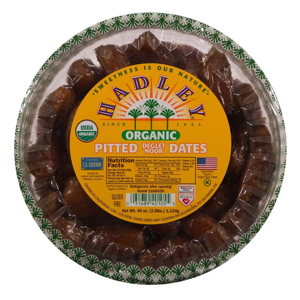 Hadley Organic Dates, 2.5 lbs