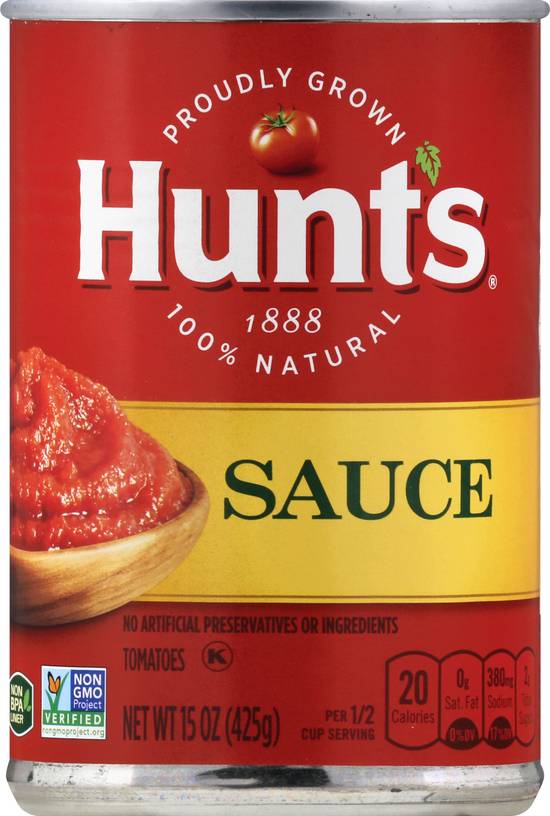 Hunt's 100% Natural Sauce (tomato )