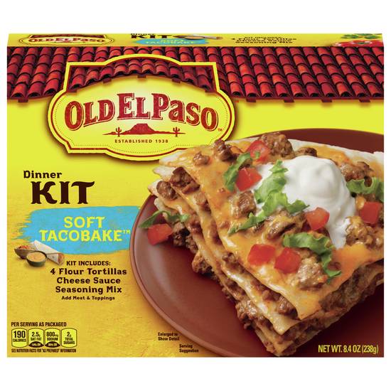 Old El Paso Soft Tacobake Dinner Kit