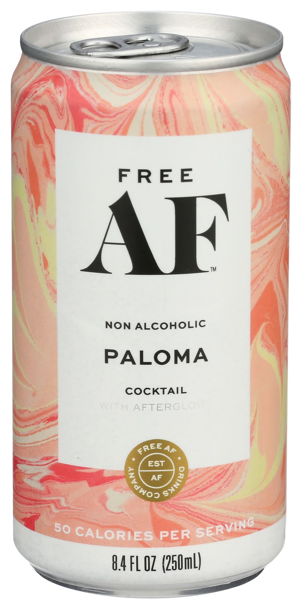 Free AF Non-Alcoholic Cocktail With Afterglow, Paloma (4 x 8.4 fl oz)