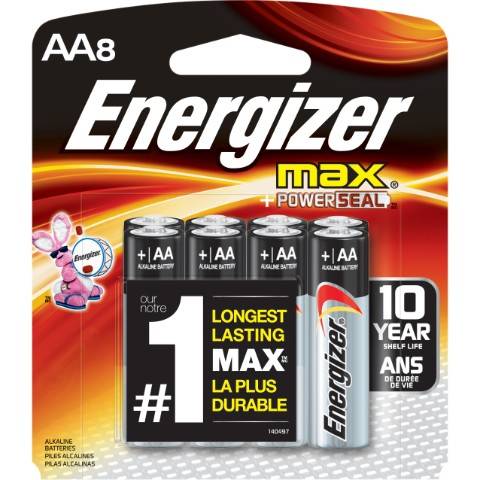 Energizer Max AA 8 Pack