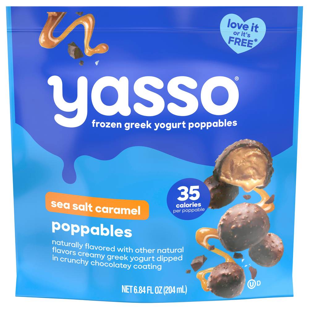 Yasso Sea Salt Caramel Greek Yogurt Poppables (6.84 fl oz)