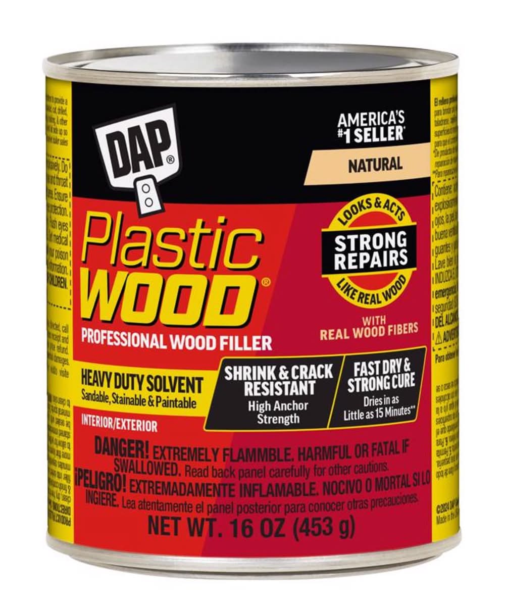 Dap Plastic Wood Natural Wood Filler 16 Oz