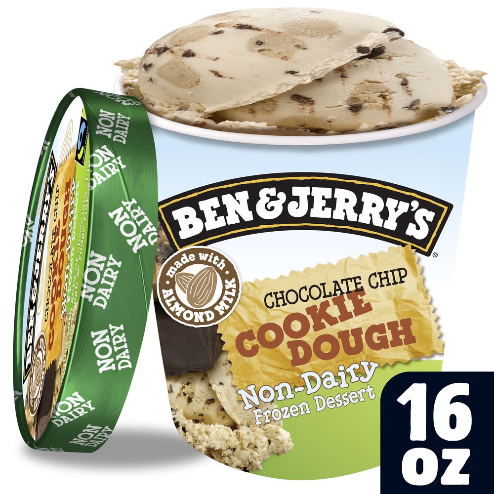Ben & Jerry's Non-Dairy Chocolate Chip Cookie Dough Dessert (1 lbs)