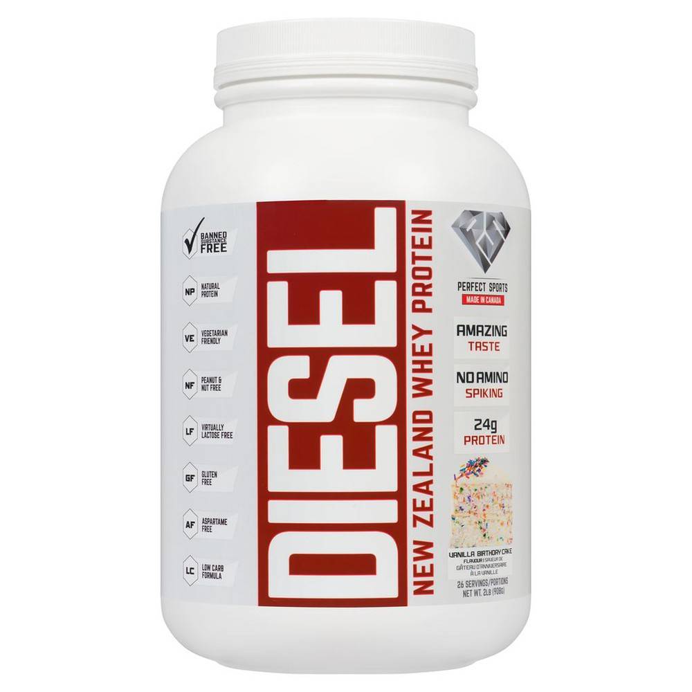 Diesel New Zealand Whey Protein+Vanilla Flavour (908 g)