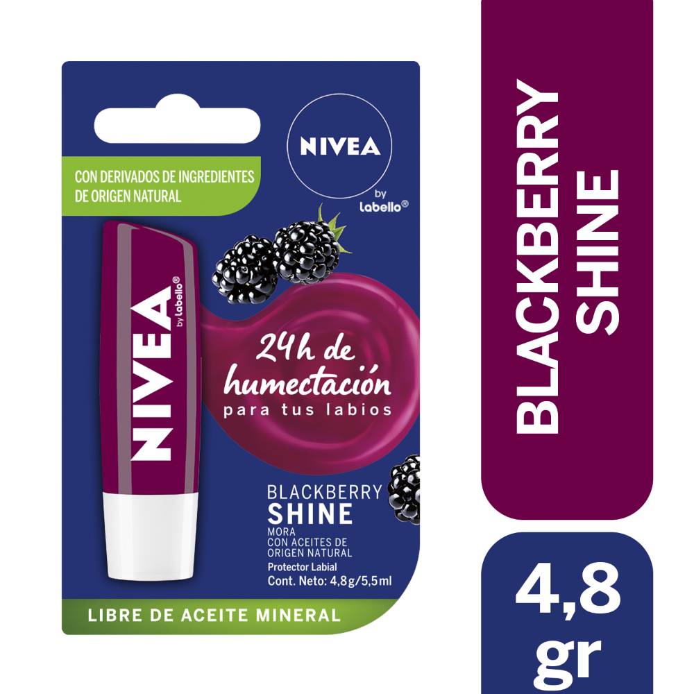 Lip Care Nivea Blackberry Shine 5ml