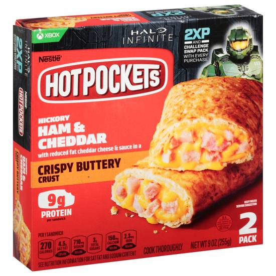 Hot Pockets Hickory Crispy Buttery Crust (ham-cheddar)