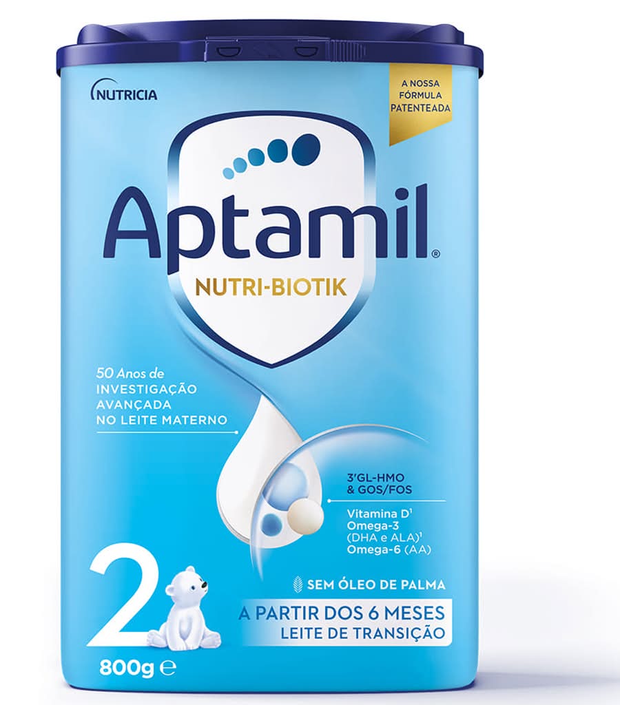 Aptamil - Leite regular 2, embalagem de 800 g