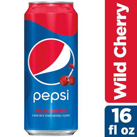 Pepsi Wild Cherry 16oz Can