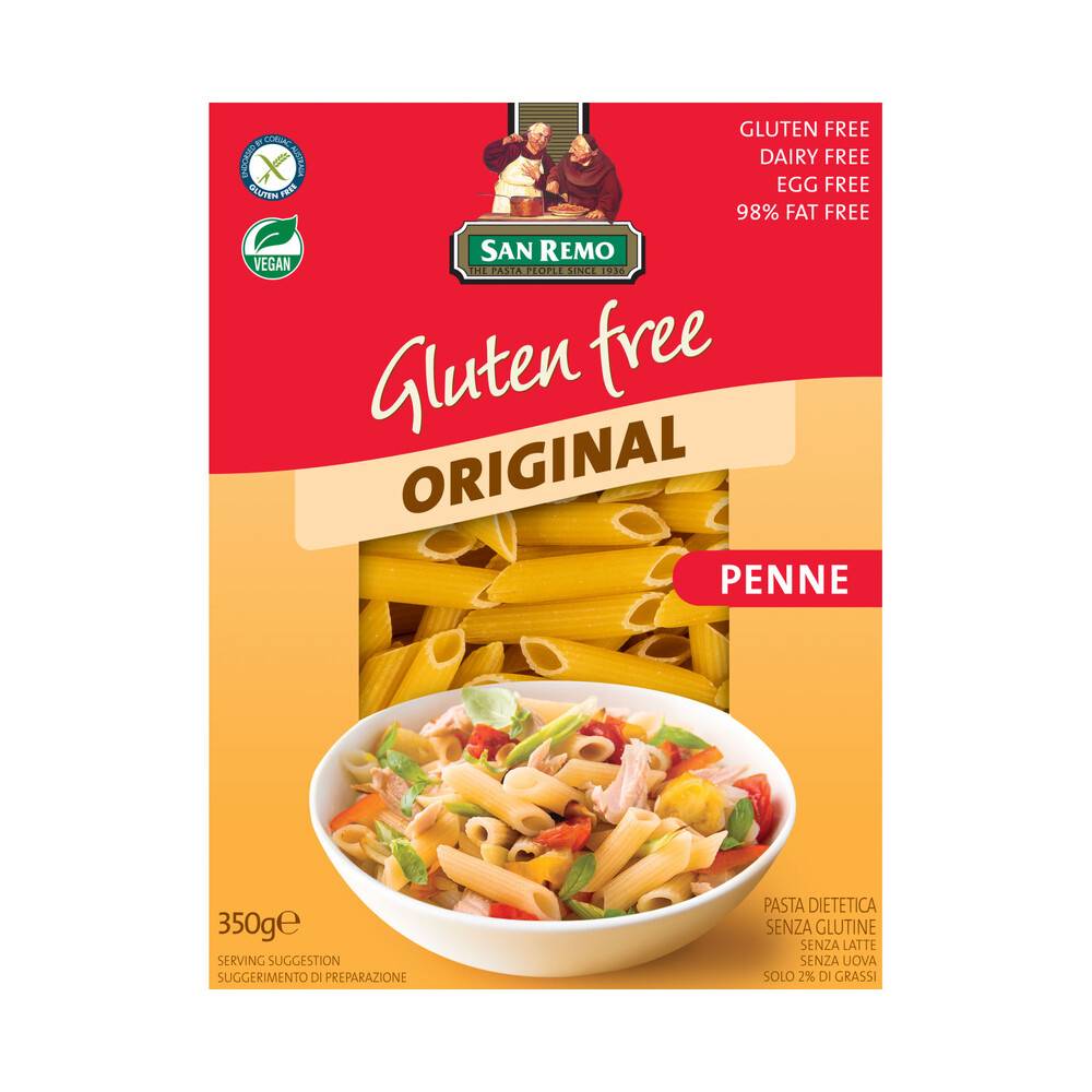 San Remo Penne Pasta Gluten Free 350g