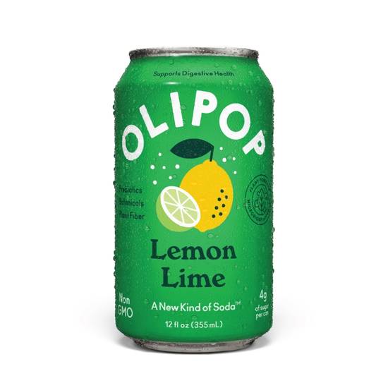 OLIPOP LEMON LIME SODA