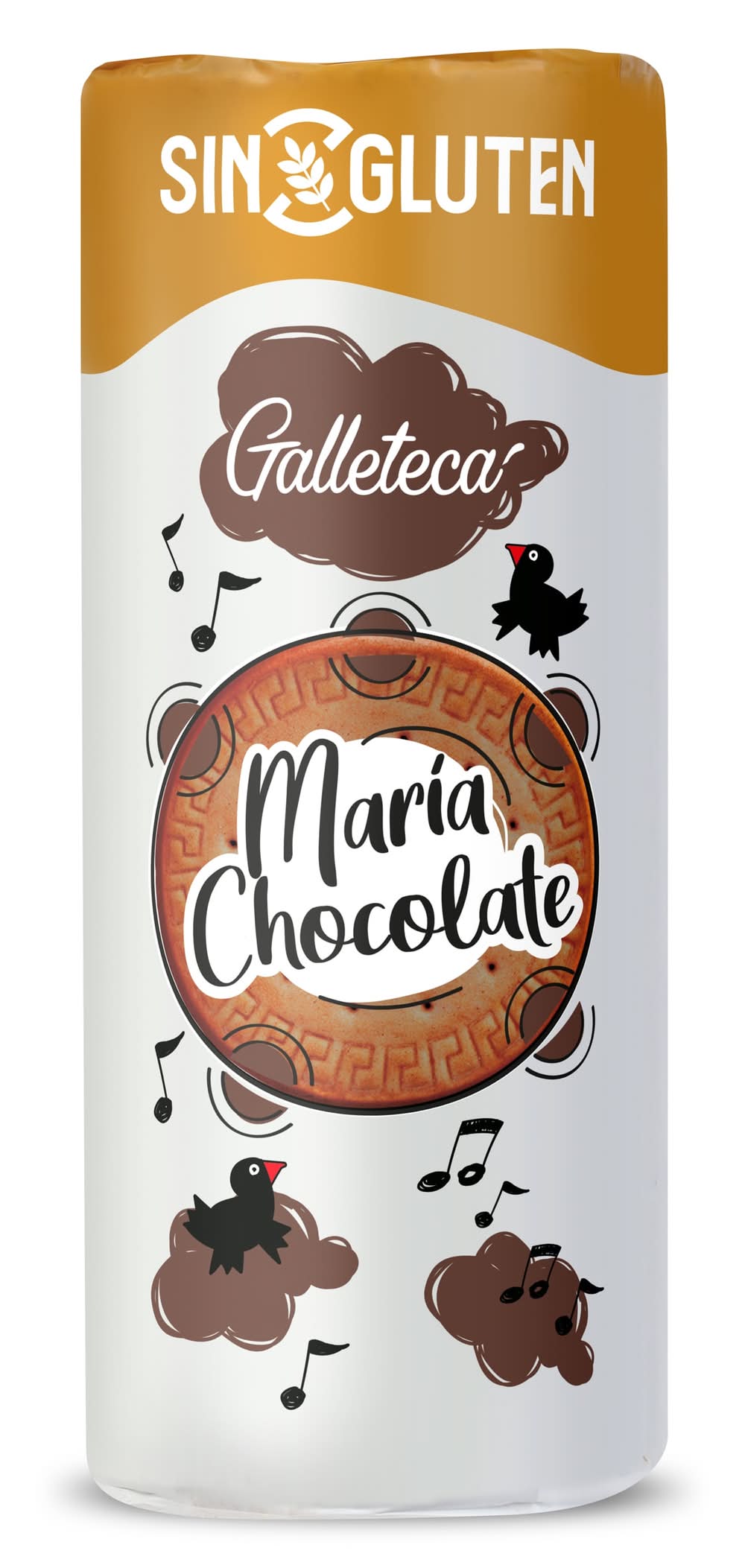 Galletas María Con Chocolate Sin Gluten Galleteca De Dia Paquete 200 G