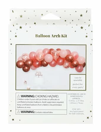 Balloon Arch Kit Set Rose Gold