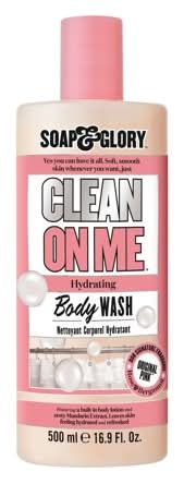 Soap & Glory Clean on Me Hydrating Body Wash, Original Pink (16.9 fl oz)