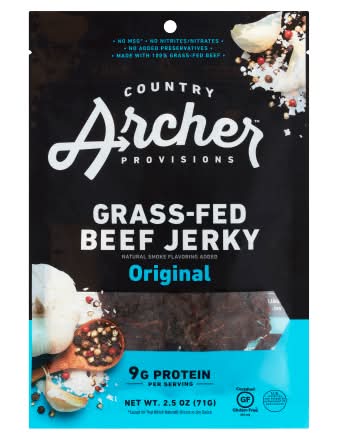Country Archer Provisions Original Grass Fed Beef Jerky (2.5 oz)
