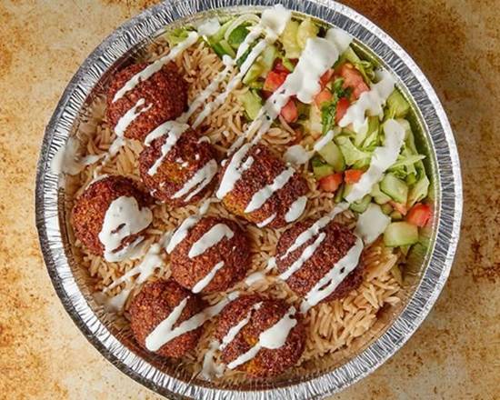 Falafel Over Rice