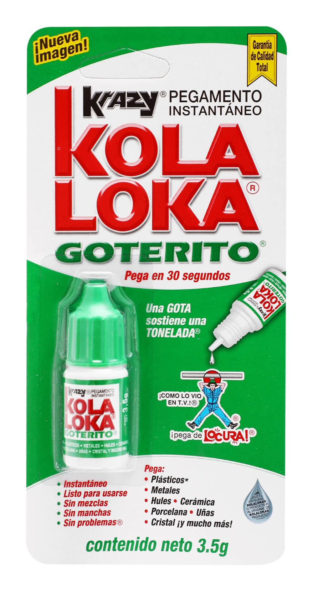 KOLA LOKA · Pegamento instantáneo goterito (3,5 g)