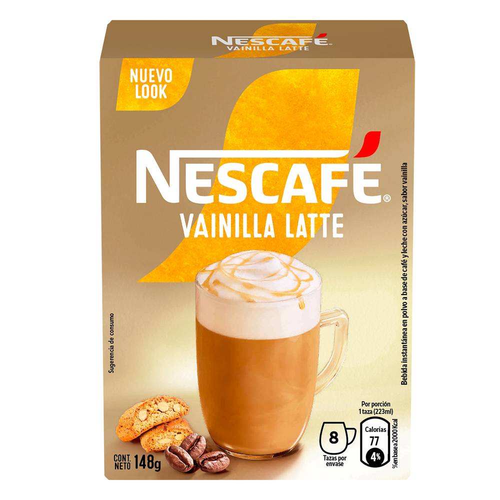 Nescafé · Vainilla latte sobre (8 un)