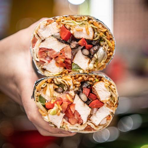 Grilled Chicken Burritos