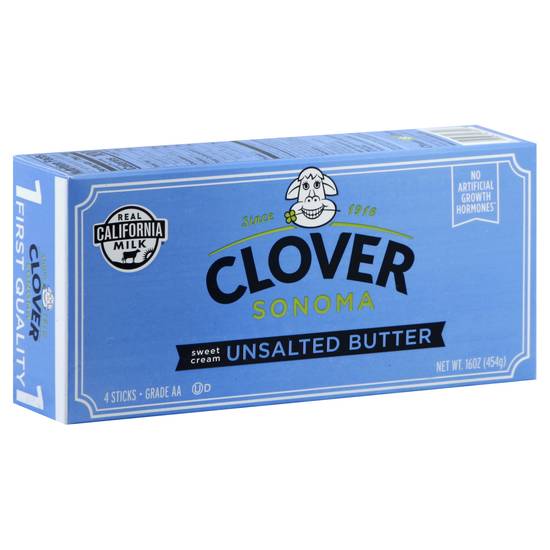 Clover Unsalted Butter Sticks (16 oz)