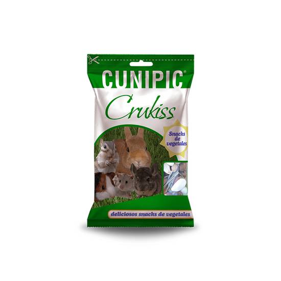 Snack Crukiss de vegetales para roedores y conejos 75 g Cunipic