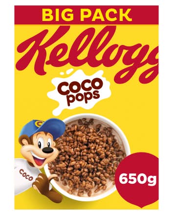Coco Pops Chocolate, Breakfast Cereal (650g)