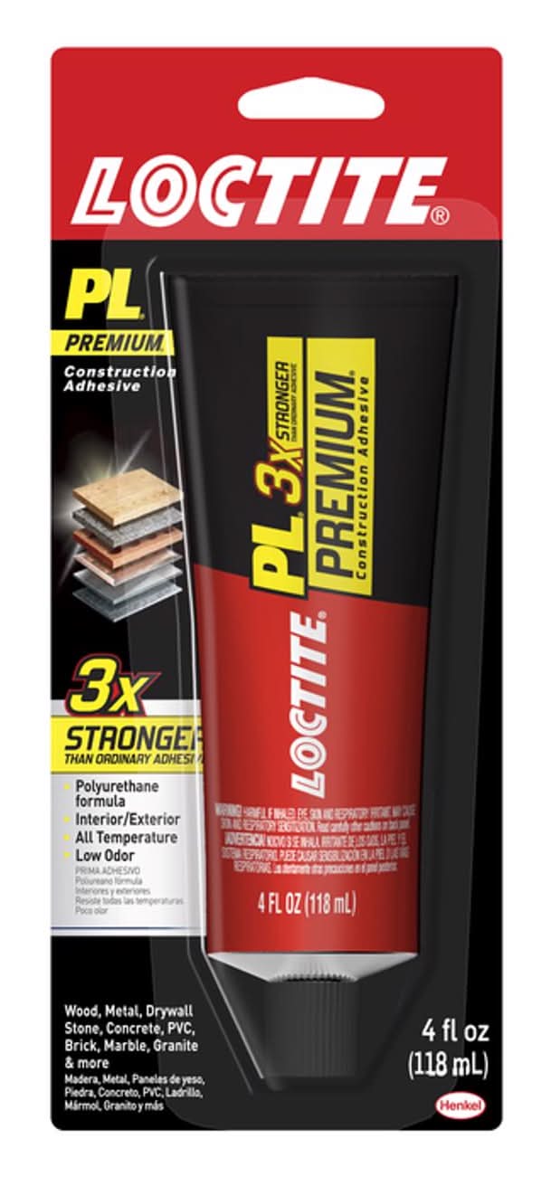Loctite Pl Premium Polyurethane Construction Adhesive 4 Oz