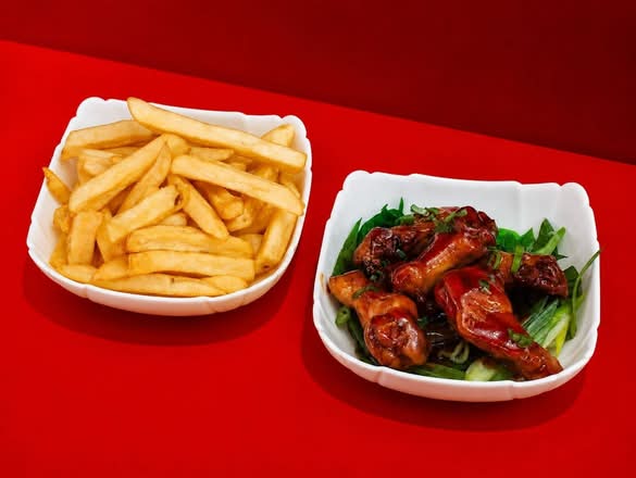 POWER BOWL ALITAS DE POLLO BBQ O CANTONEZA O TAMARINDO