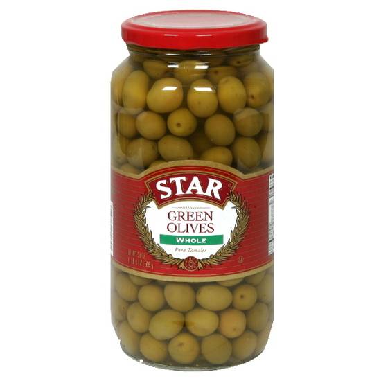 Star Whole Green Olives