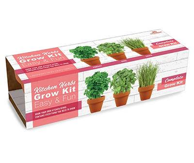 Parsley, Basil & Chives Kitchen Herbs Grow Kit