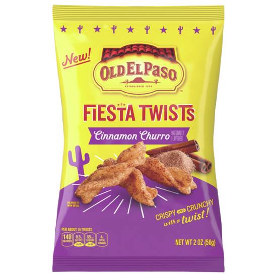 Old El Paso Fiesta Twists Cinnamon Churro 2oz