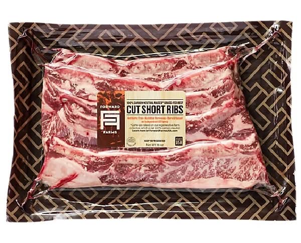Forward Farms Fresh Grass Fed Beef Short Ribs (16 oz)
