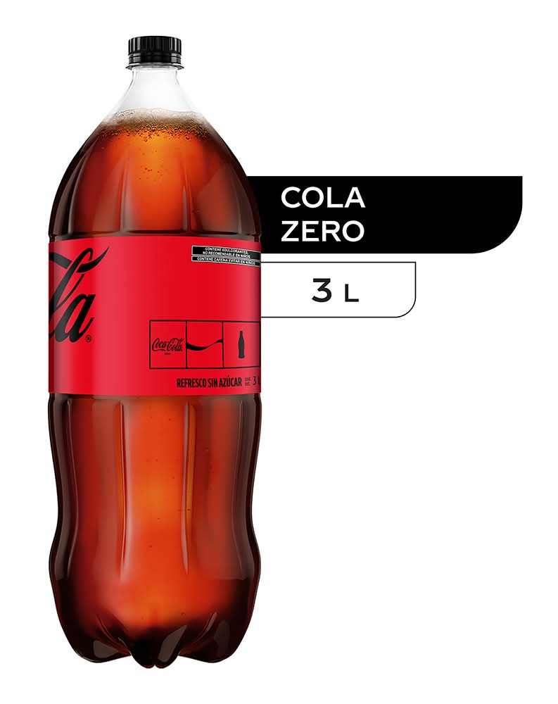 Coca-Cola · Refresco sin azúcar, cola (3 L)