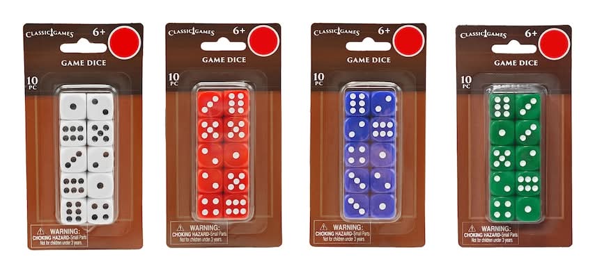 Game Dice, 10-ct. Pack