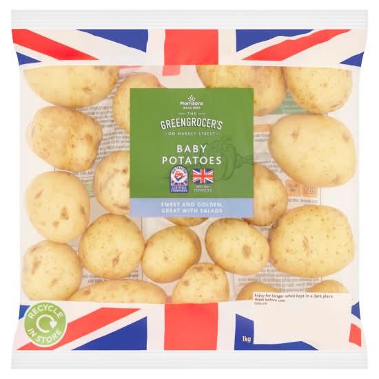 Morrisons The Greengrocer's on Market Street Baby Potatoes (1kg)