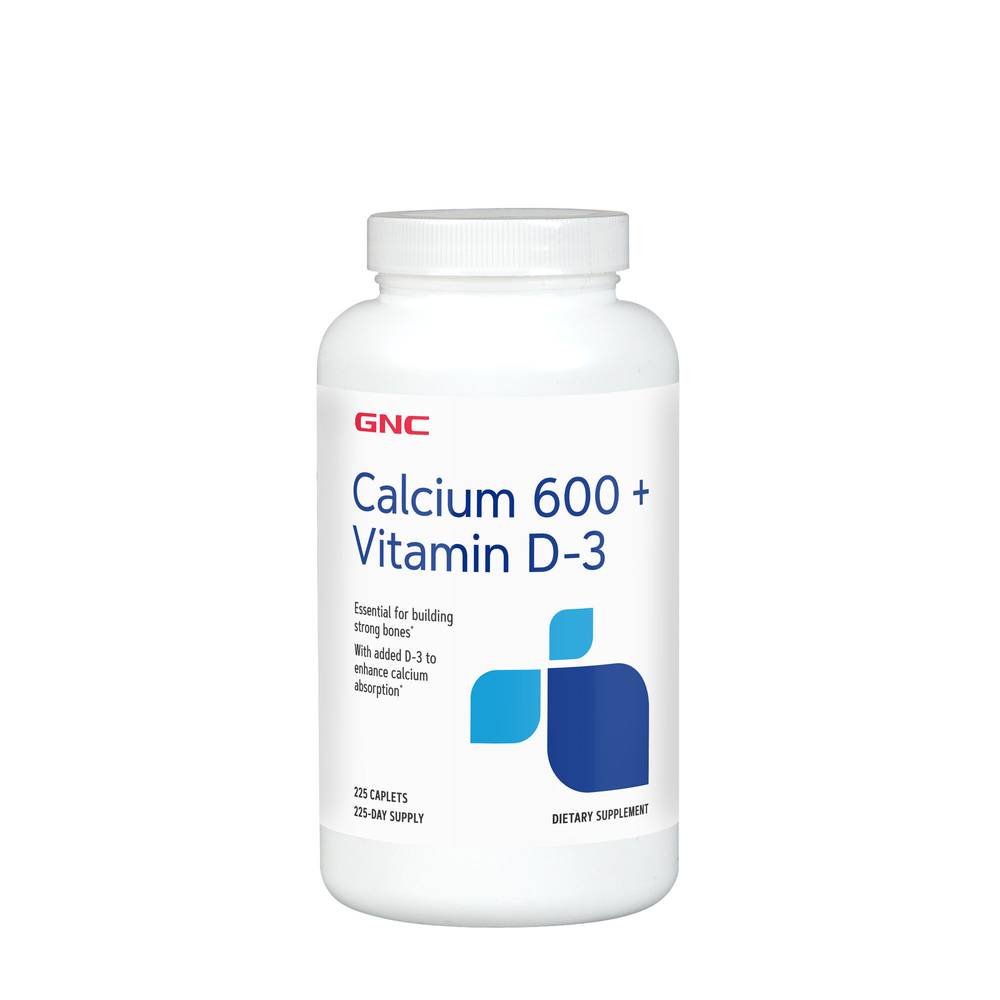Calcium 600 plus Vitamin D3 - 225 Caplets (225 Servings) (1 Unit(s))
