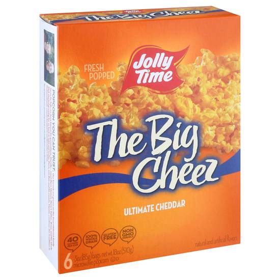 Jolly Time the Big Cheez Ultimate Cheddar Microwave Popcorn ( 6 ct )