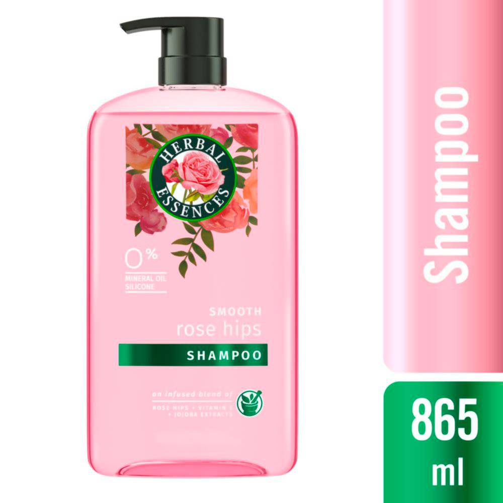 Herbal essences shampoo smooth rose hips (865 ml)