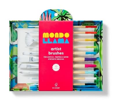 Mondo Llama Artist Paint Brush Set (10 ct)