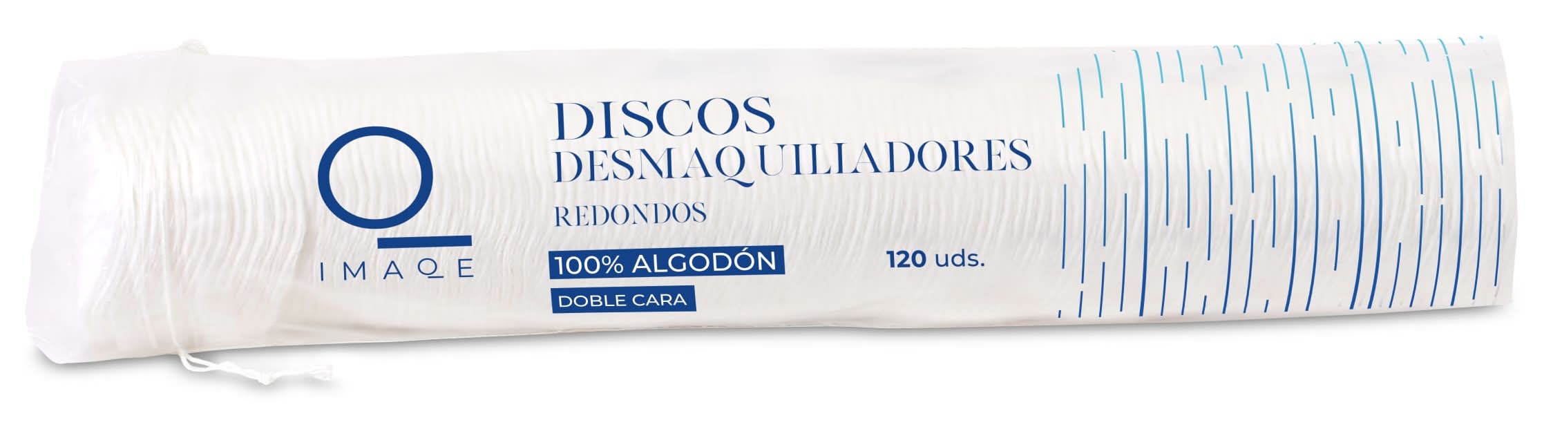Discos De Algodón Desmaquillantes Redondos Imaqe De Dia Bolsa 120 Unidades