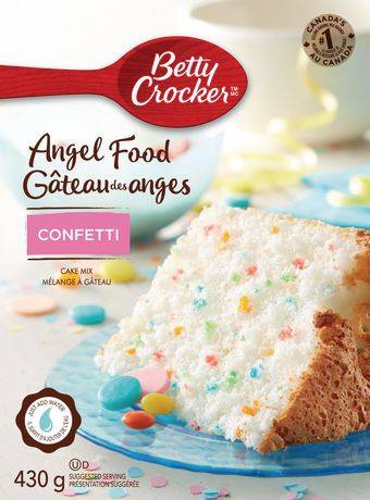 Betty crocker betty crocker mélange à gâteau des anges confetti (430 g) - angel food confetti cake mix (430 g)