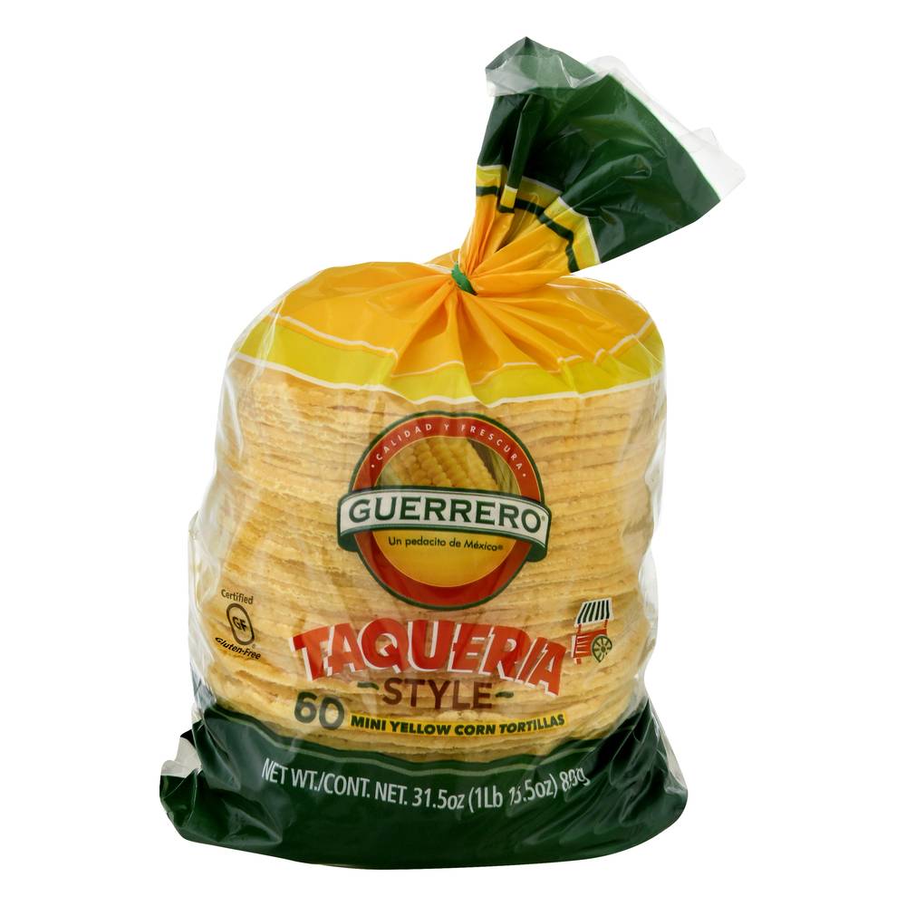 Guerrero Taqueria Style Mini Yellow Corn Tortillas (1.97 lbs)