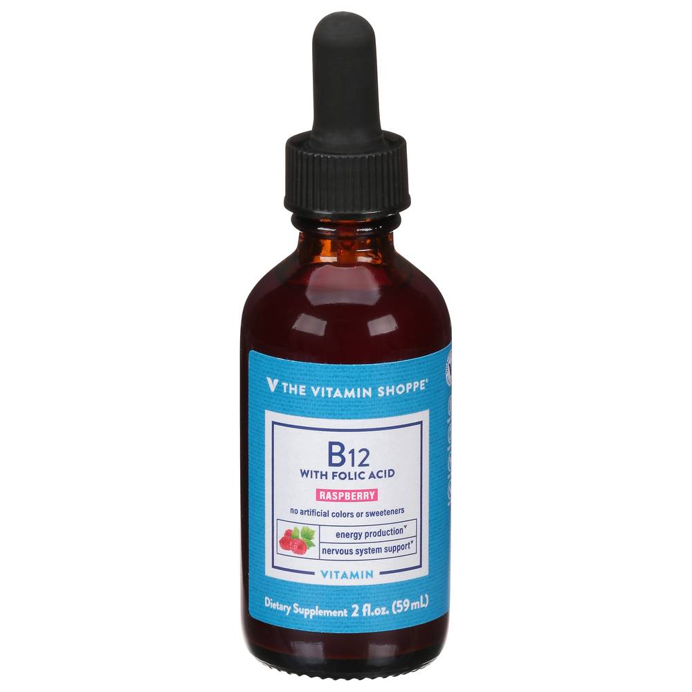 The Vitamin Shoppe B12 With Folic Acid (raspberry)