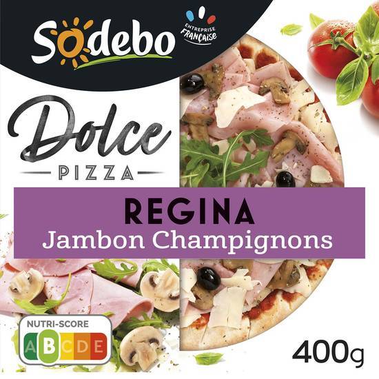 Sodebo - Pizza dolce regina, jambon - champignons (400g)