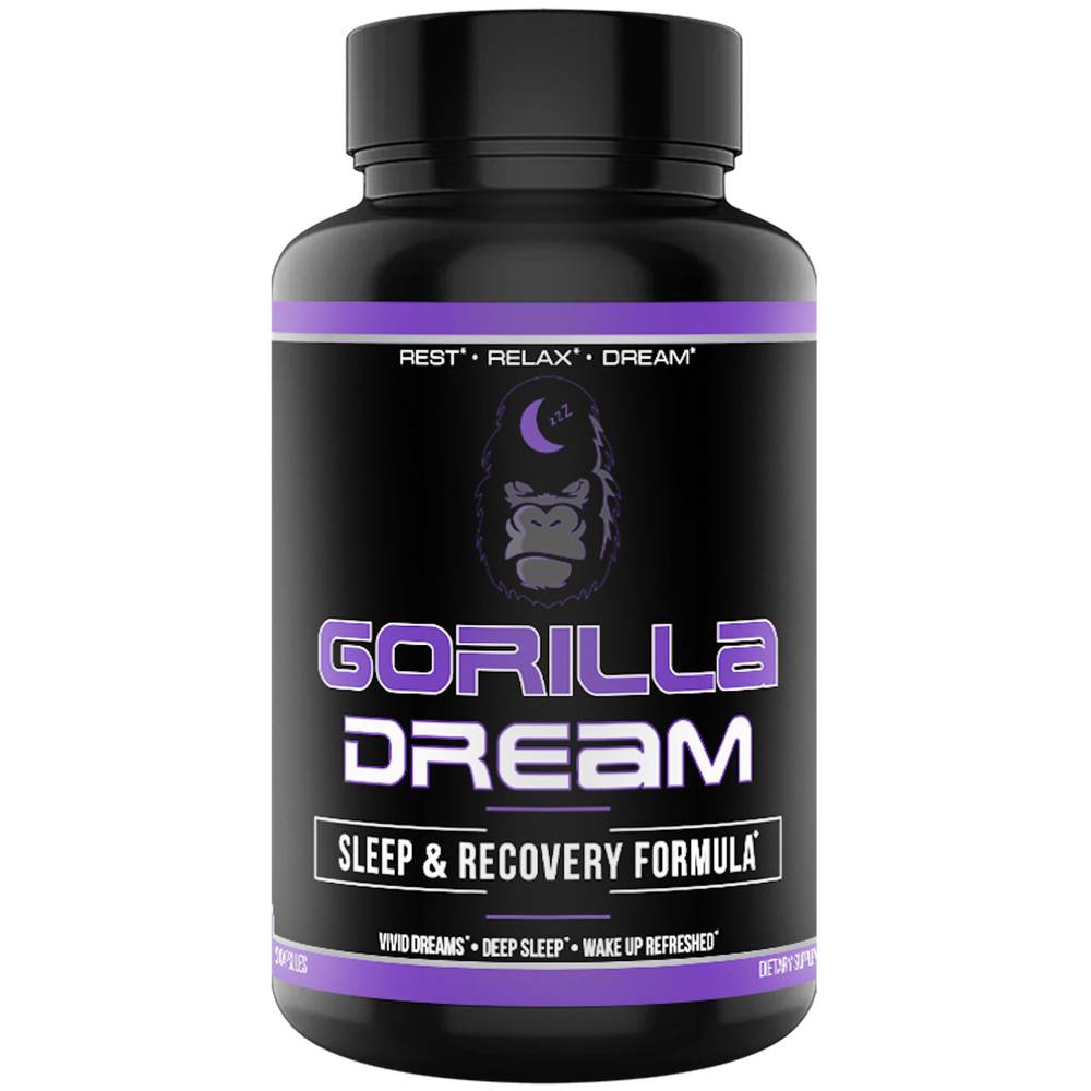 Gorilla Mind Dream Sleep & Recovery Formula Capsules (120 ct)