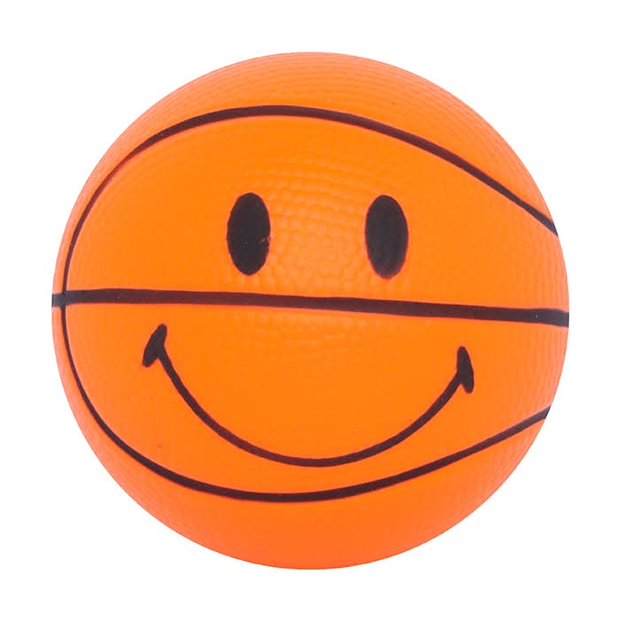 Miniso · Pelota anti-estrés basquetbol, 10 x 10 cm, naranja