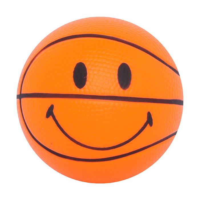 Miniso · Pelota anti-estrés basquetbol, 10 x 10 cm, naranja