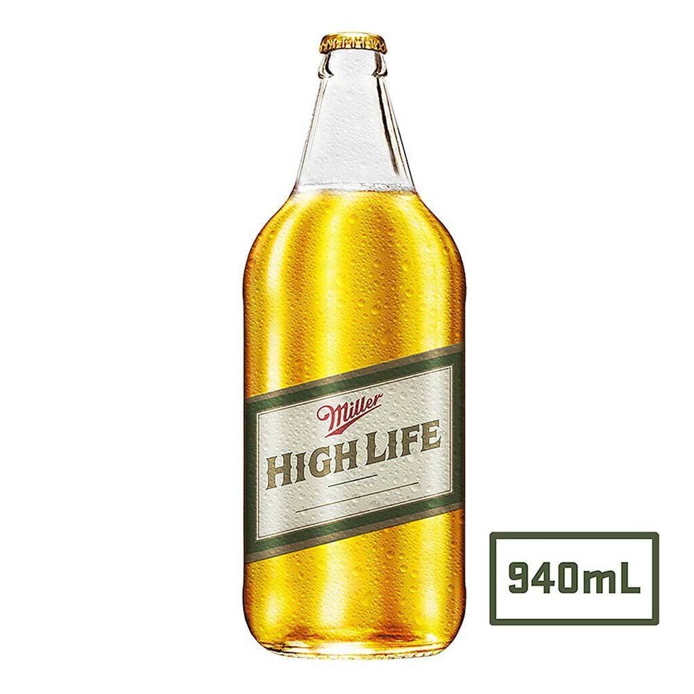 Miller high life cerveza clara (940 ml)